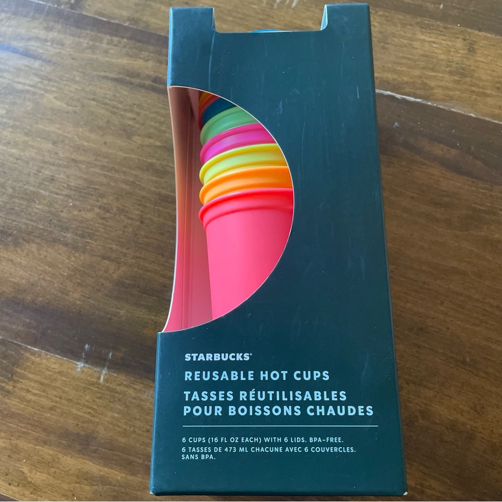 Starbucks Neon Reusable Hot Cups